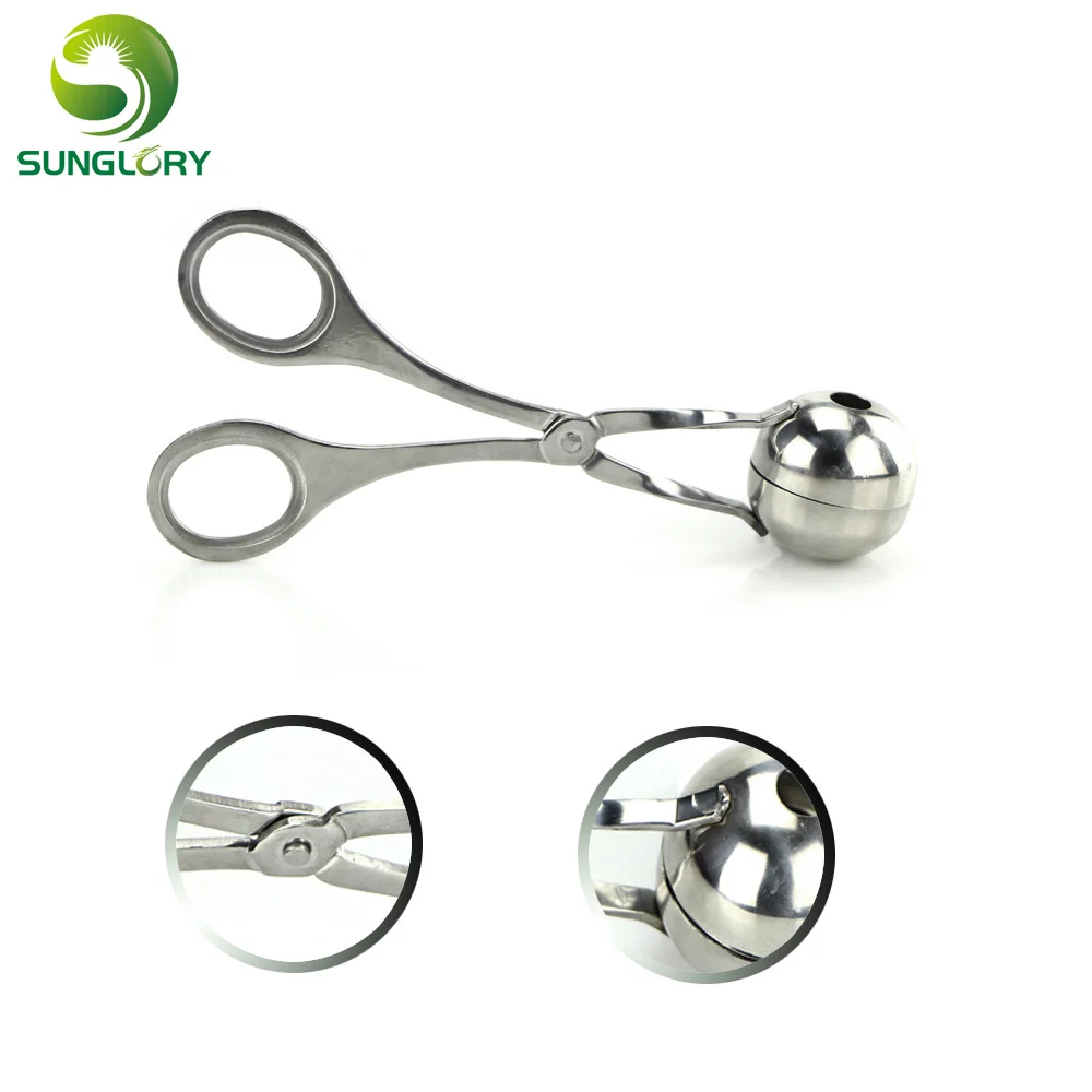 Convenient Meatball Maker Mold Stainless Steel Stuffed Clip DIY Fish Meat Rice Ball Kitchen Gadgets Cooking Tools | Дом и сад