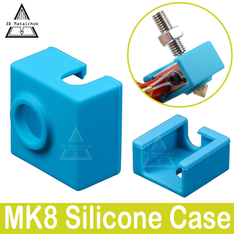 MK8/MK9 в сборе экструдер Горячий Конец силиконовые носки для Anet A8 Prusa i3 CR10 3D принтер