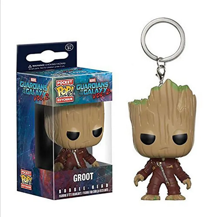 Funko POP Мстители: Endgame Халк Железный человек танос видение капитан Марвел Тор Локи рифленые фигурки брелок игрушки для детей