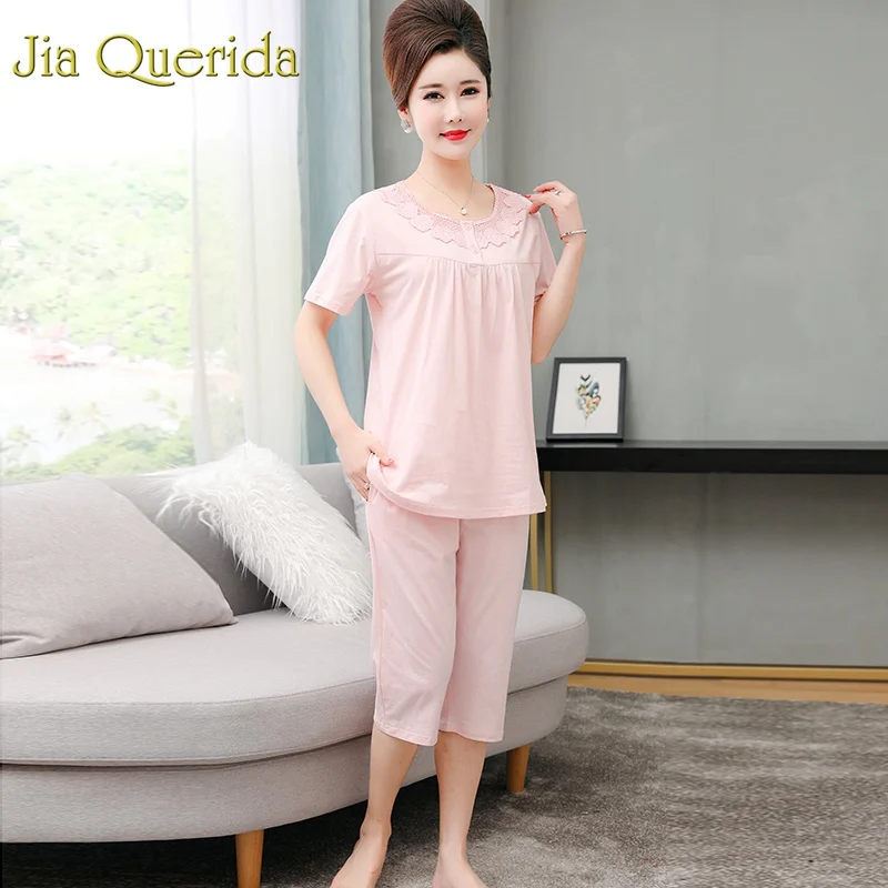 Женский домашний костюм из 100% хлопка 2019 летние шорты модные большие размеры 4xl