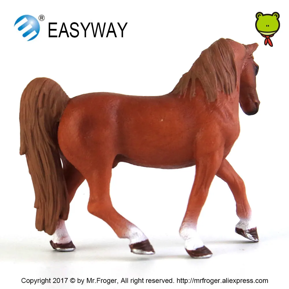 Пластиковая лошадка EASYWAY модель ранчо животные ферма луга игрушки для детей