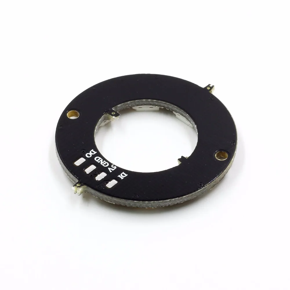 Светодиодная кольцевая лампа WS2812 5050 RGB с 8 битами и встроенными драйверами для