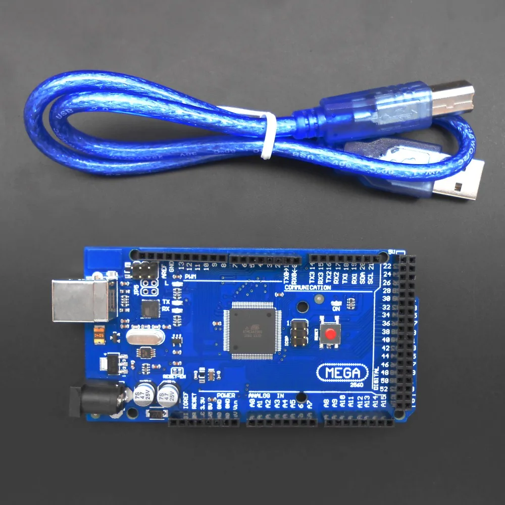 Новинка ATmega2560 ATMEGA 16U2 MEGA 2560 R3 плата + USB кабель для Arduino бесплатная доставка