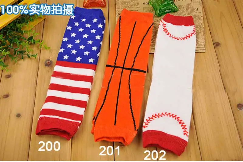 Праздничные гетры со звездами и полосками баскетбольные бейсбольные теплые