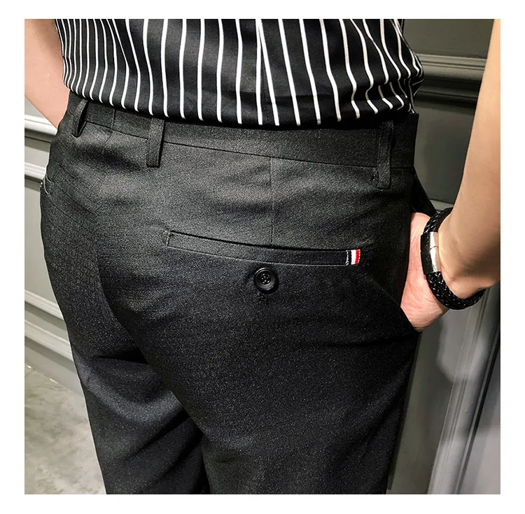 Короткий костюм брюки мужские платья брюки красные пятые Брюки Slim Fit Королевский синий Pantalon Slim Homme летние шорты Calca Social casual