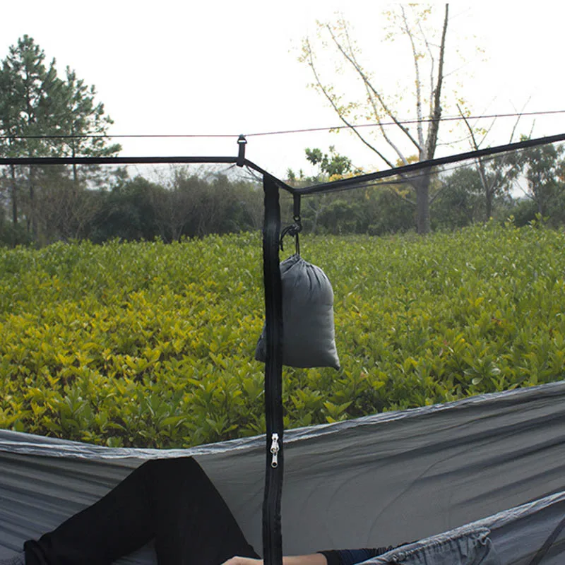 Новый портативный двойной человек гамак москитная сетка для кемпинга сада охоты