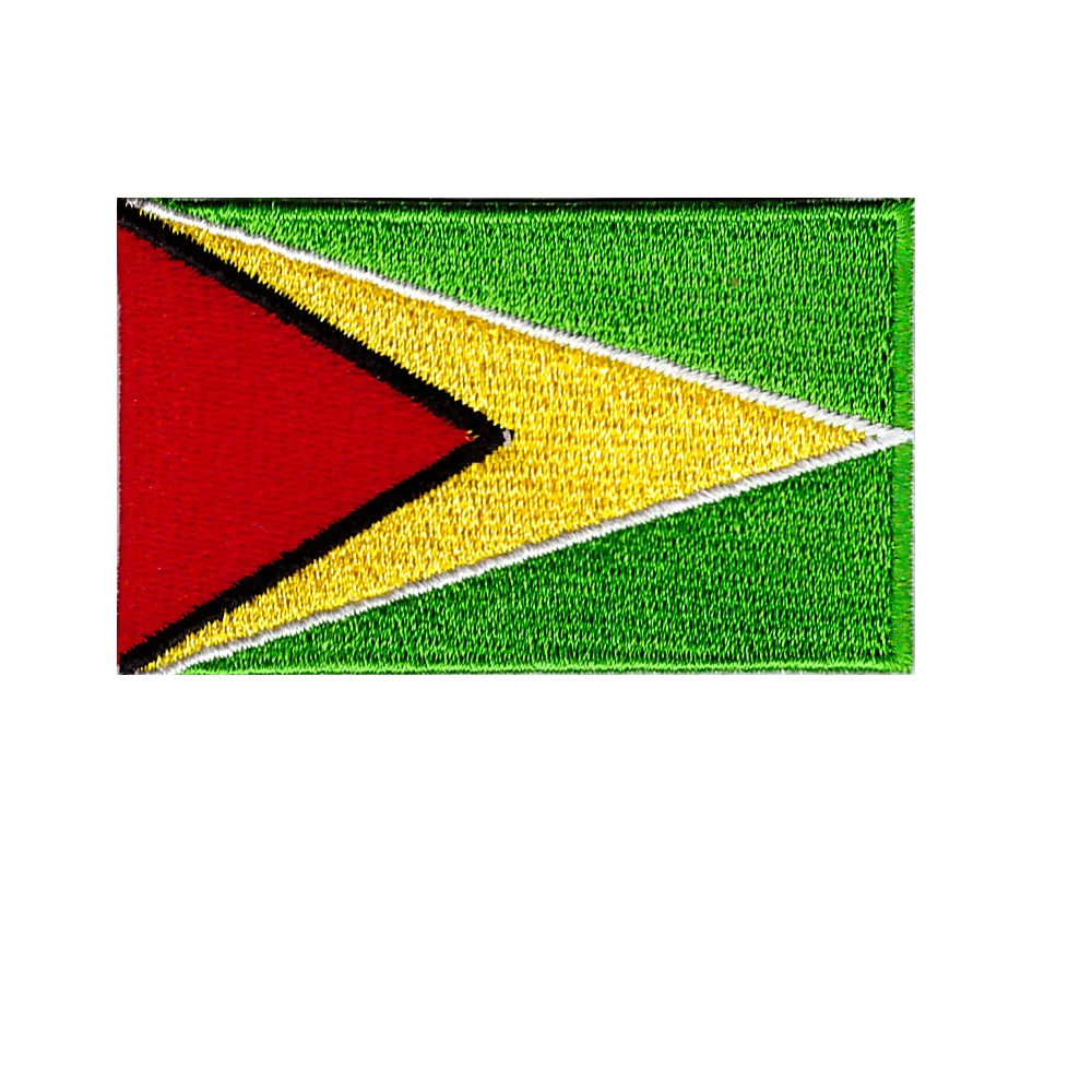 South American flag embroidery iron on patches for clothing