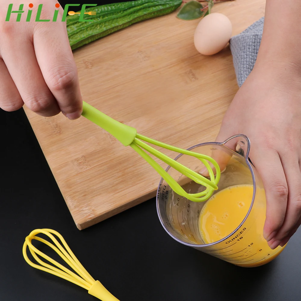 Взбиватель для яиц HILIFE пластиковый многофункциональный взбиватель сливок и муки