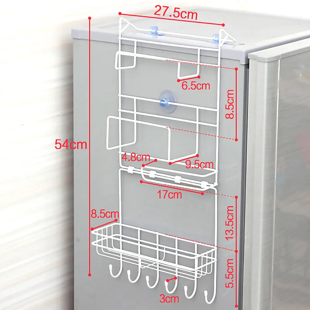 Кухонная боковая полка вешалка боковина универсальная трещина стеллаж для