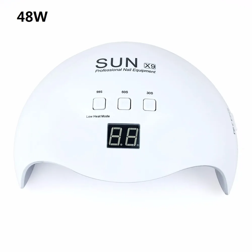SUNX УФ лампа 54 W 36 светодиодный светильник для ногтей Солнце X9 УФ светодиодный лампы ногтей гель для ногтей маникюр сушки ногтей двойной льдинка светильник Гель-лак маникюр
