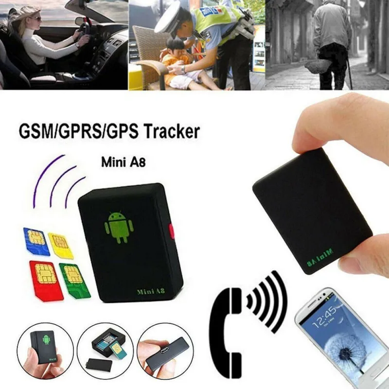 A8 gps пожилые ребенок анти-потерянного устройства Автомобильная сигнализация gps локатор GSM/GPRS/gps Мини Портативный Глобальный локатор