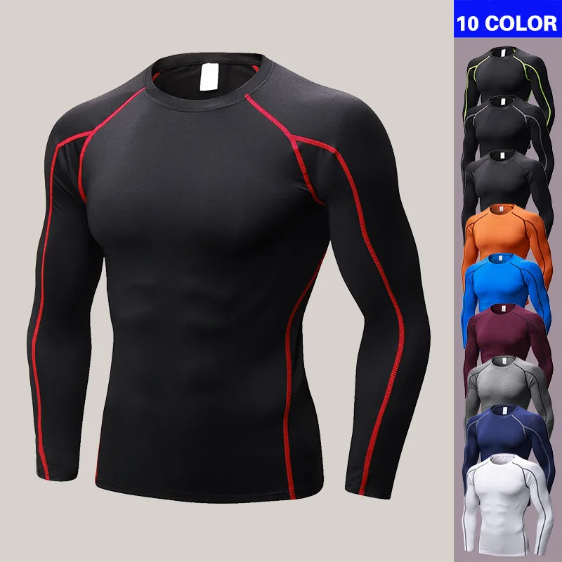 QIANDA Band Мужская футболка для бега Велоспорт базовый слой Спортивное нижнее белье