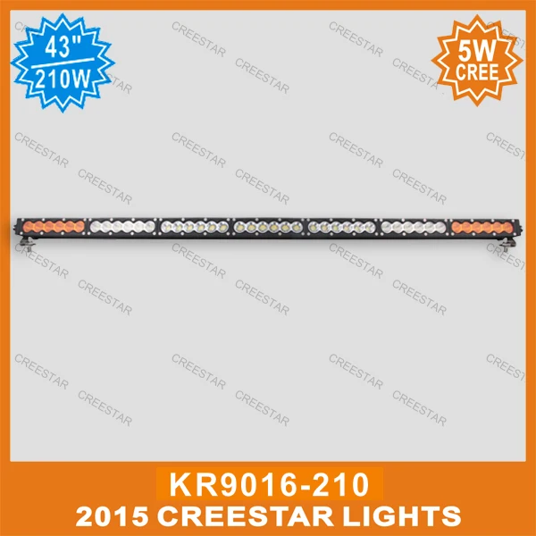 43 дюймовый Янтарный Белый 4x4 светодиоды для внедорожников 210W KR9016-210 высокое