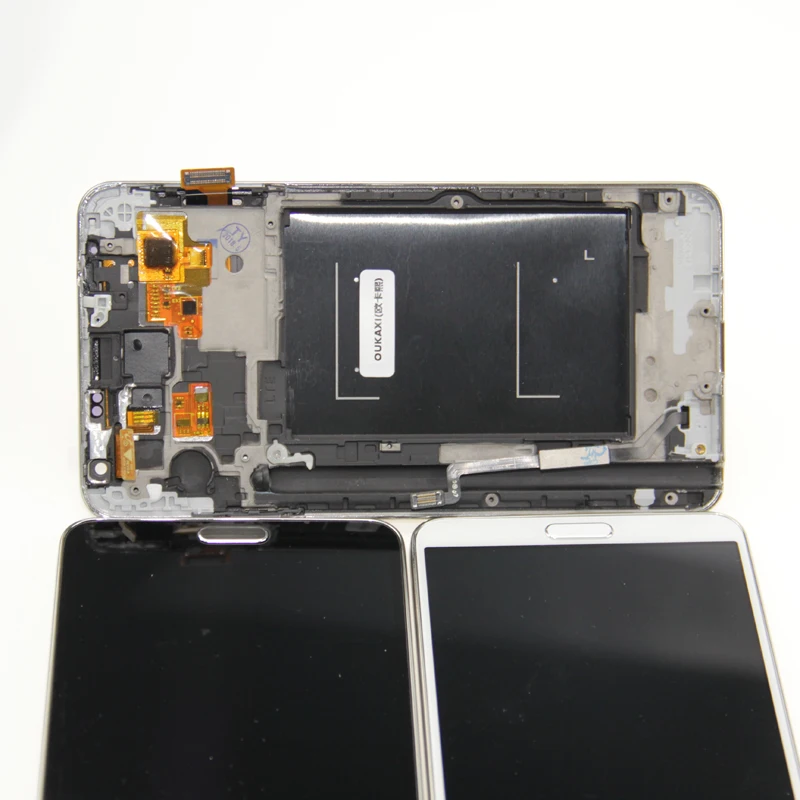 Новый ЖК дисплей для Samsung Galaxy Note3 N9005 сенсорный экран с дигитайзером и рамкой в
