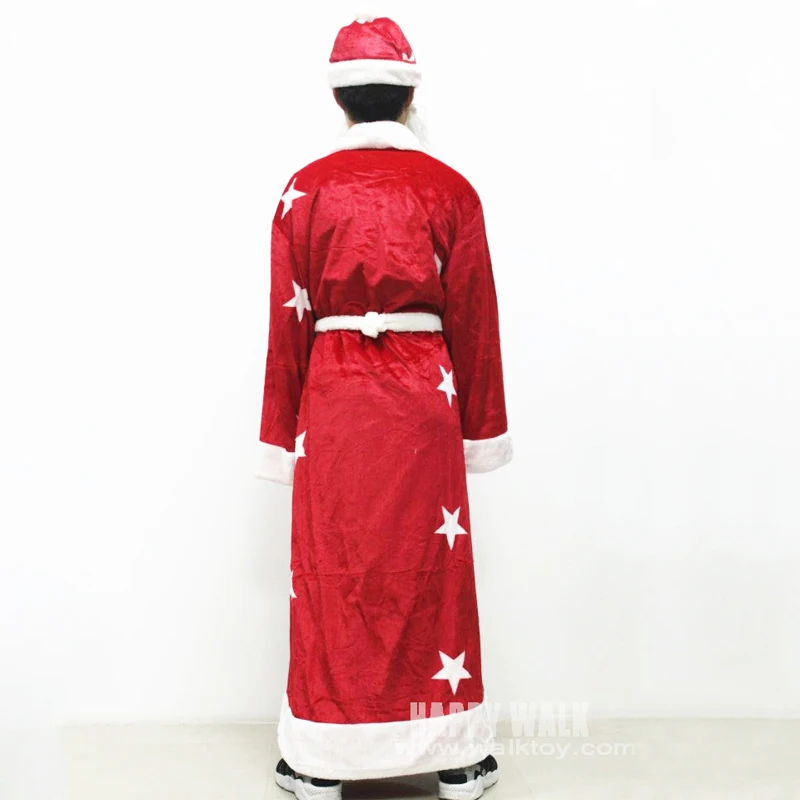 Русский Рождественский костюм Санта Клауса маскарадный нарядное рождественское