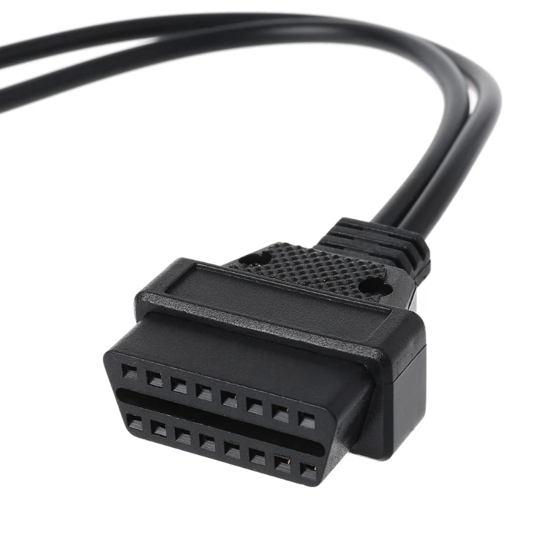 16-контактный Женский Диагностический разъем OBD2 2X2 Адаптер VAG кабель для VW AudiT Skod |