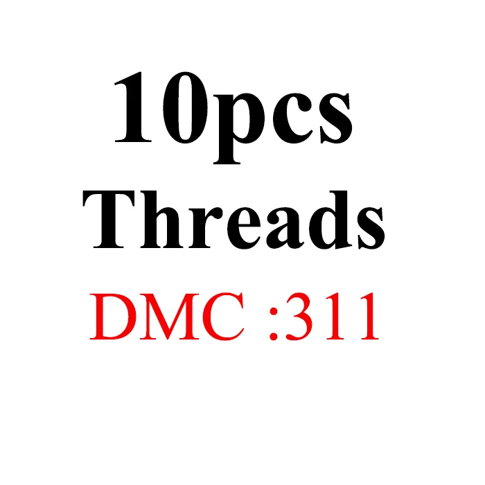 Снеговик, вышитая картина 1,2 м разноцветная опция DMC223-336 10 шт./Партия DIY Вышивка крестиком Хлопок Шитье, моток пряжи вышивка нить - Цвет: 1.2mthread-DMC311