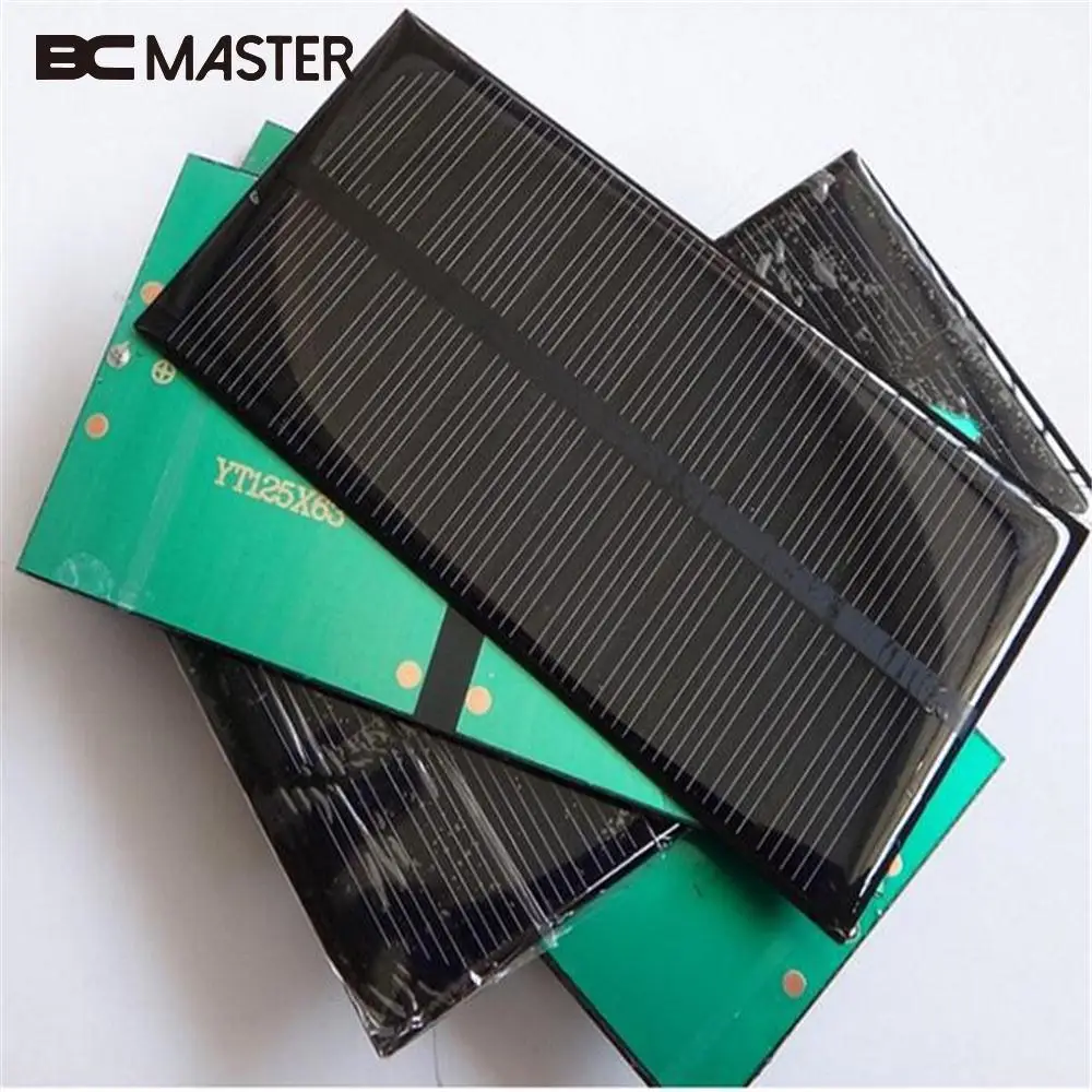 Модуль солнечной системы BCMaster Mini 6 в 1 Вт DIY для аккумуляторов игрушек зарядных