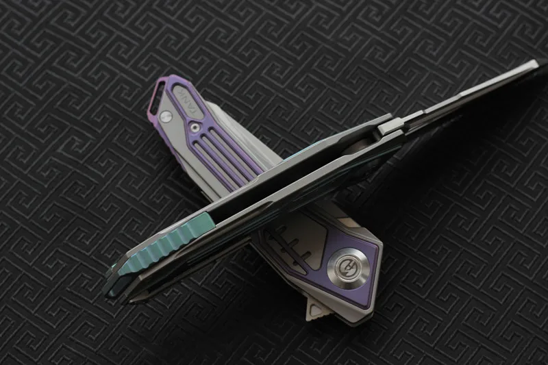 MAXACE БАК складной нож M390 стальной двухрядный керамический титановый подшипник Ручка Кемпинг Охота Открытый фрукты Ножи EDC инструменты