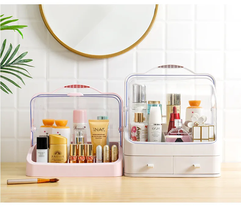 NEW Two-way Opening-Closing Cosmetics Organizer Drawer Acrylic Cutlery Jewelry Organizer Storage Box Makeup Organizer Acrylic