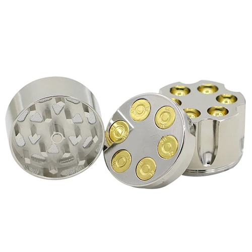 2015 New 3 Layers Bullet Shape Herbal Cigar Tobacco Grinder Smoke Crusher Hand Muller 1VDF | Дом и сад