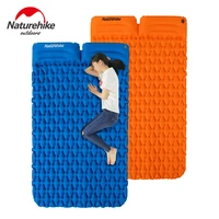 naturehike camping mat sleeping pad air mattress with pillow and free gift inflatable bag