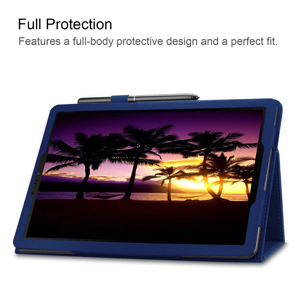 Модный мягкий прочный автоматически для samsung Galaxy Tab S4 10,5 T830/T835 PU+ кожаный смарт-чехол с подставкой# ZS
