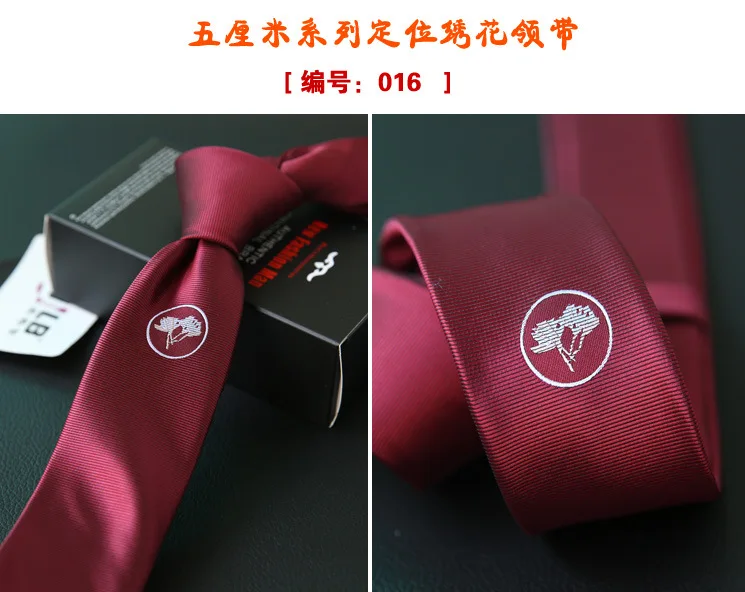 Вышитые узкие мужские галстуки с животными полиэстер жаккард тканный галстук тонкий галстук 5 см 6 см Gravata бизнес Свадебный галстук для мужчин