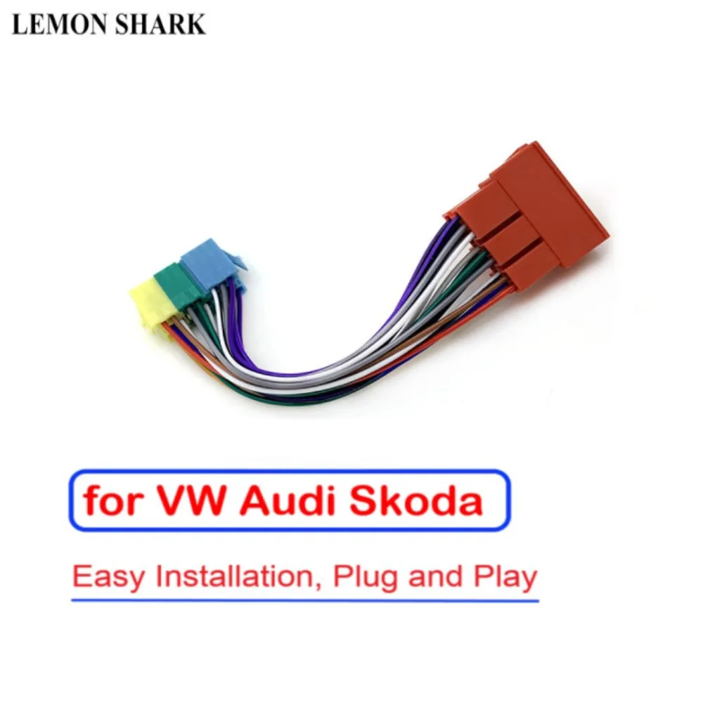 Удлинительный переходник для CD-жгута LEMON SHARK Mini ISO 20Pin VW Audi Skoda