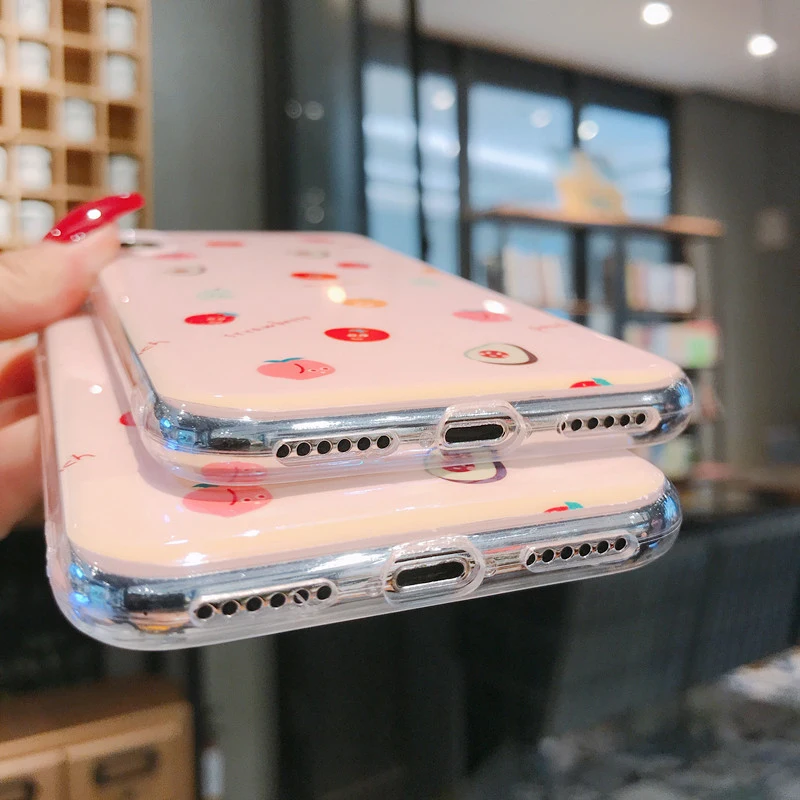 Синий светильник фрукты мягкие чехлы для huawei P30 P20 P10 Коврики 10 20 Pro Lite Honor 8X9 10 Lite 20 Pro 20i V20 Nova 3 3i 4 5 Pro 5i
