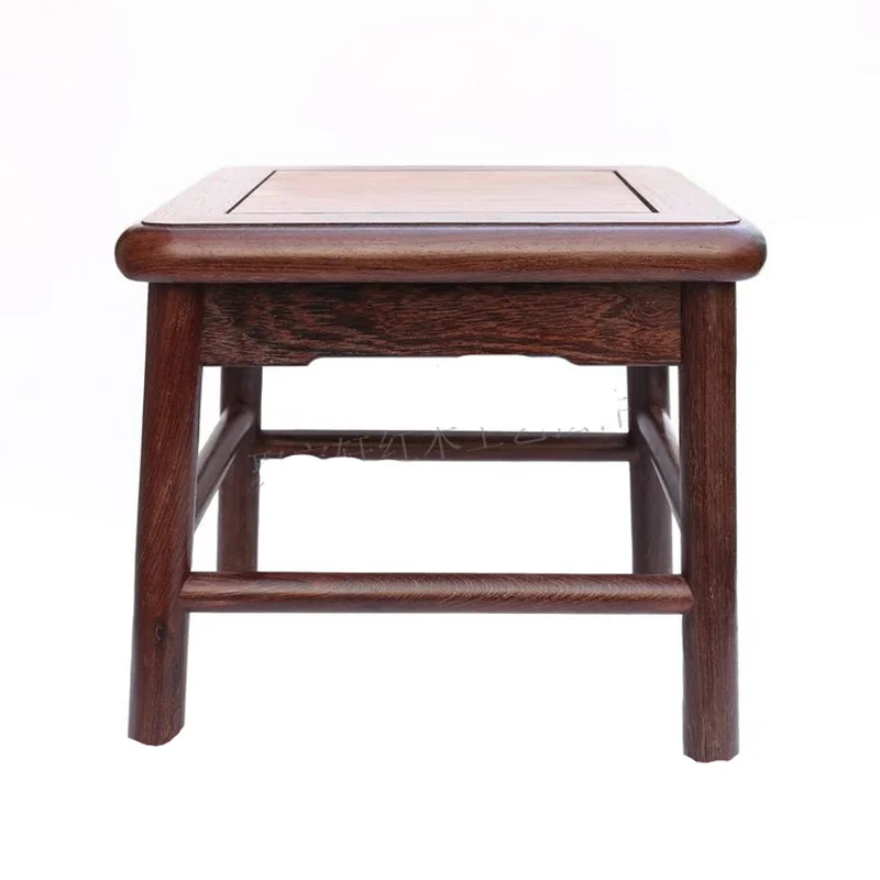 Wenge маленькие квадратные табуреты из красного дерева каменные вазы Будды резьба