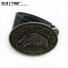 Bullzine в западном стиле дикий кабан ковбойский ремень для джинсов
