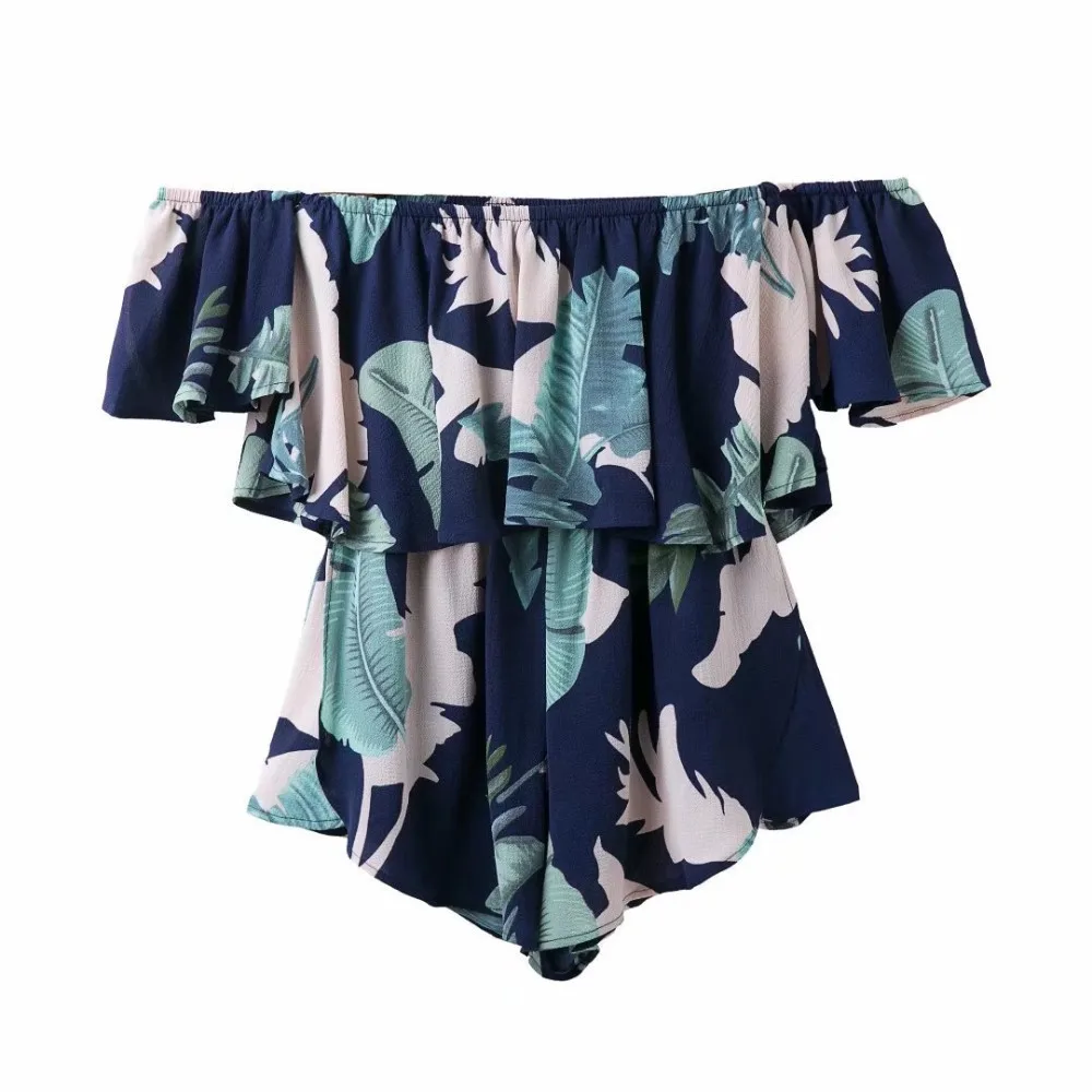 Летний Новый Boho Женский Повседневный Пояс с рюшами модный принт гофрированная