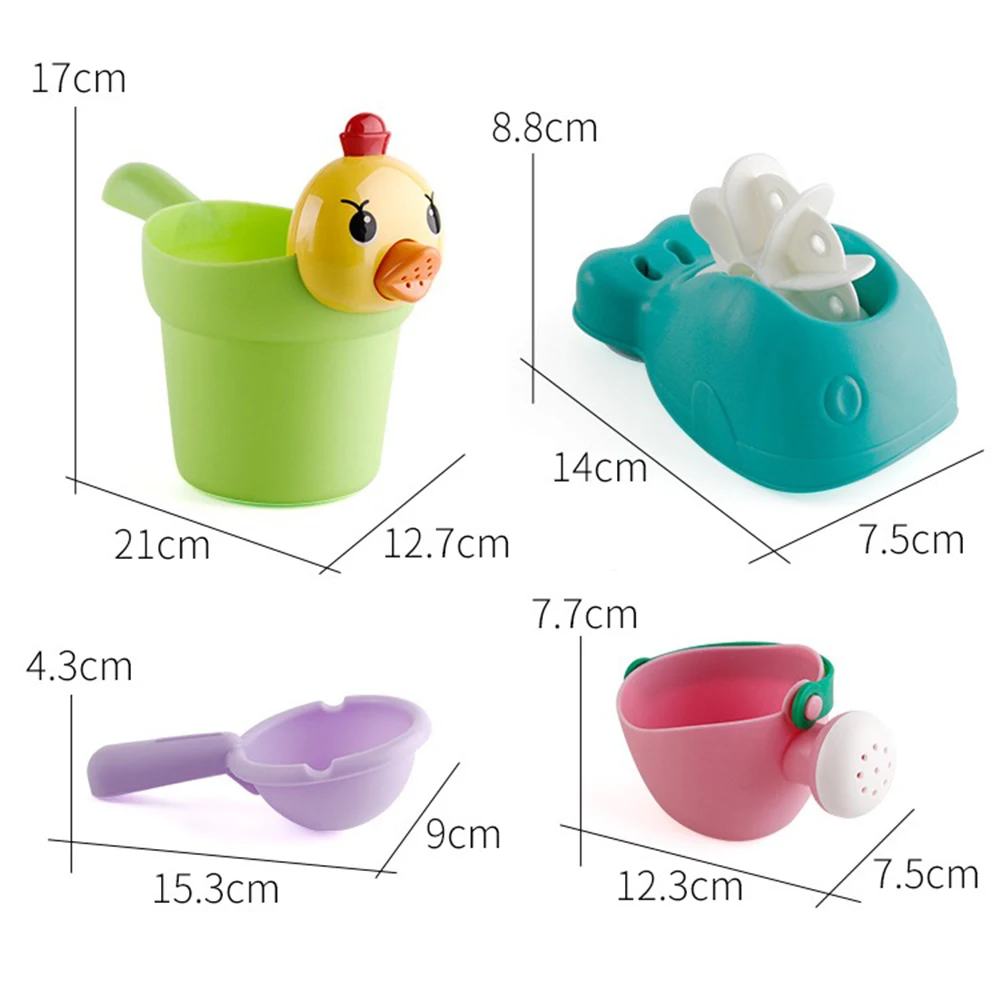 Набор пляжных игрушек с песком для детей 4 шт. набор игр на открытом воздухе