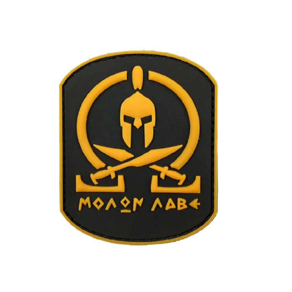 3pcs/lot3D PVC high quality glue armband The temple Crusades patches Spartan Tactical morale badges | Дом и сад