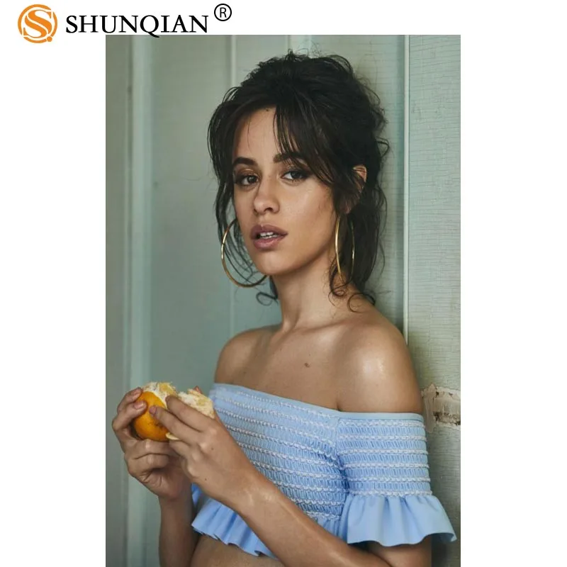 Постер на заказ Camila Cabello украшение для дома модный настенный постер из шелковой - Фото №1