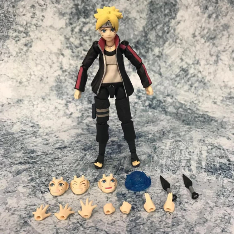 SHFiguarts Аниме Наруто Boruto Uzumaki 14 см Фигурки игрушки|Игровые фигурки и трансформеры| |