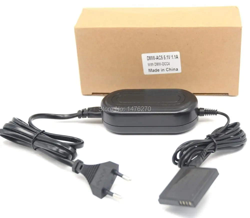 DMW AC5 адаптер питания зарядное устройство + DCC4 DC муфта BCF10 BCF10E батарея для Panasonic FX75