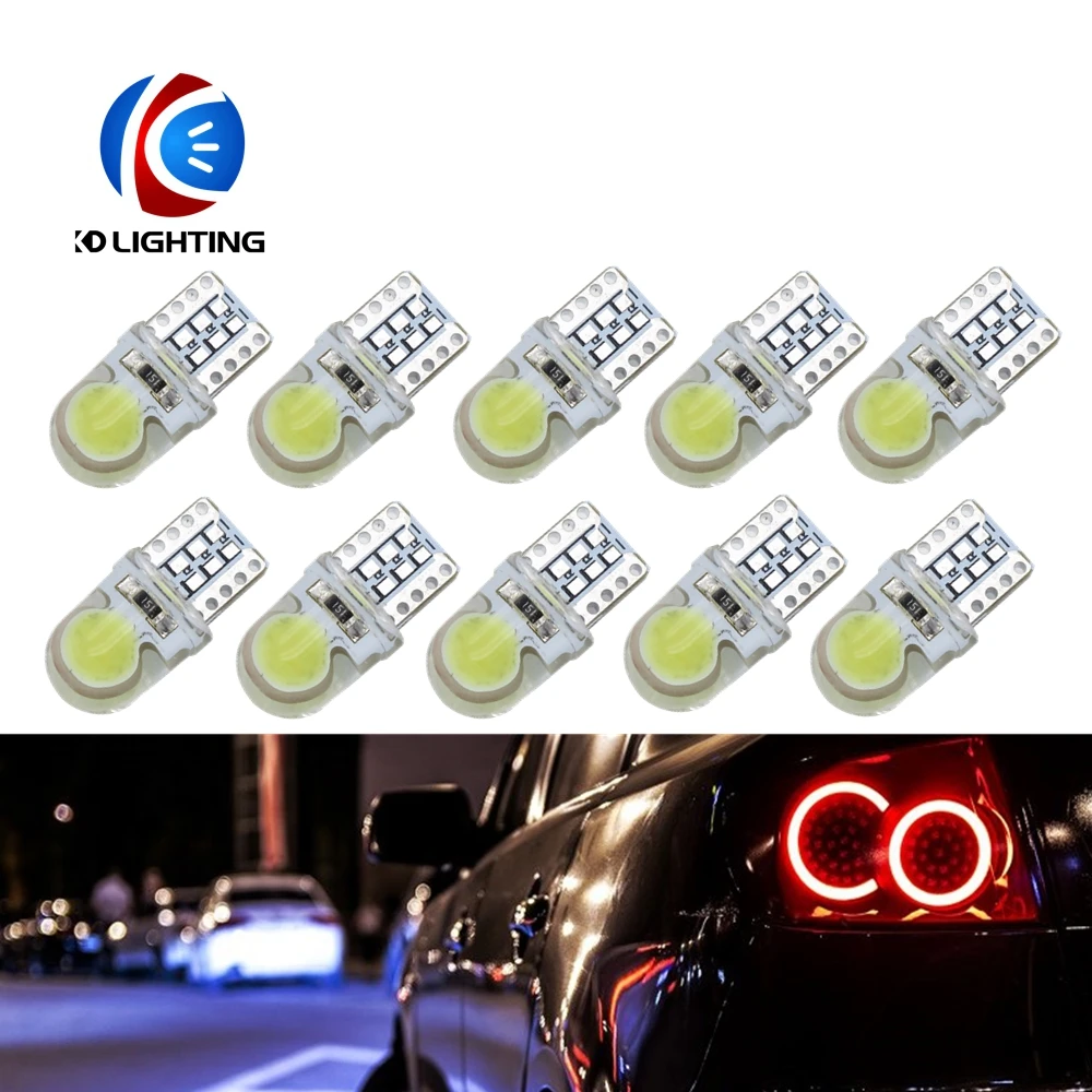 KD 10 шт./лот автомобильный Стайлинг t10 led 194 W5W LED 168 COB кварцевая Автомобильная супер