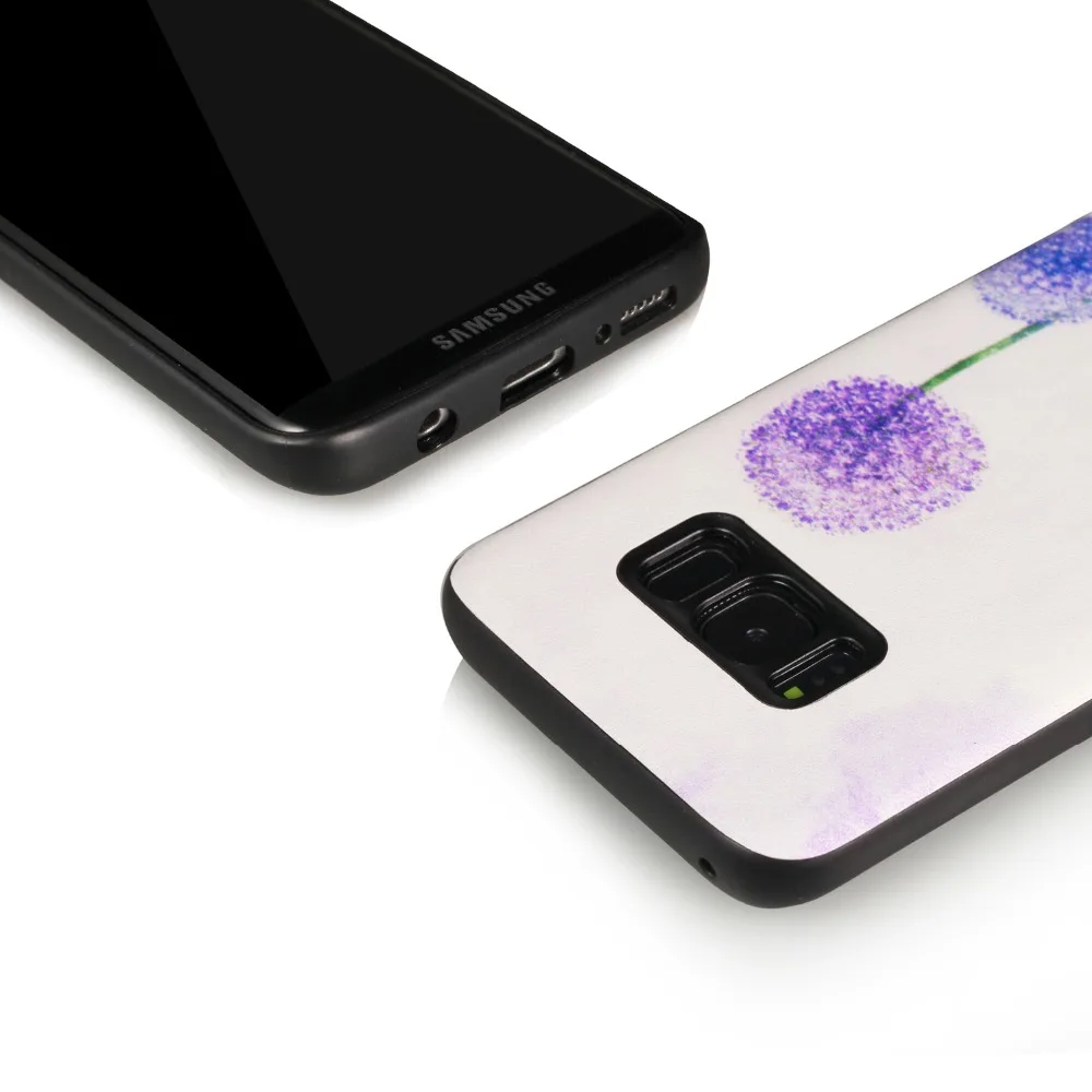 Лабиринт для Samsung Galaxy S8 Красочные Окрашенные телефона чехол Фиолетовый Одуванчик