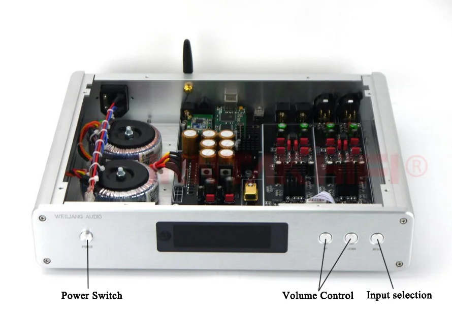 Hi-Fi Dual ES9038 pro DAC с тороидальными трансформаторами, поддержка Amanero USB DSD DOP/32 бит 384 K, поддержка Bluetooth 5,0