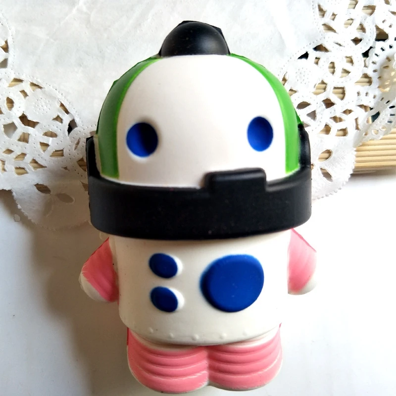 Kawaii Squishy мягкий мультяшный космический робот Ароматические сжимаемые медленно