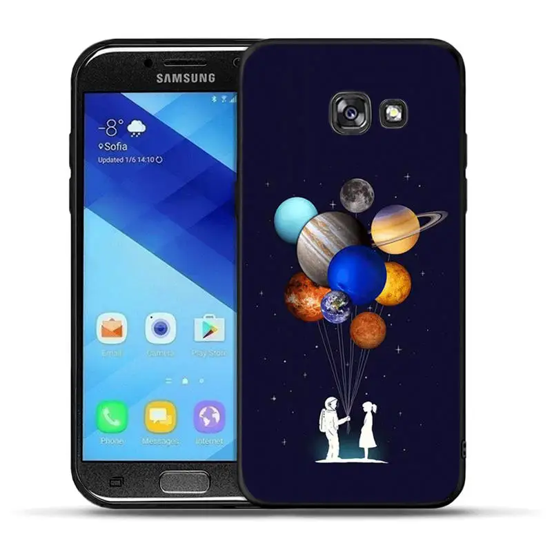 H1143 Черный матовый чехол для телефона samsung Galaxy A3 A5 A6 A7 A8 Plus художественный силиконовый чехол s для samsung A30 A50 Fundas - Цвет: H1143