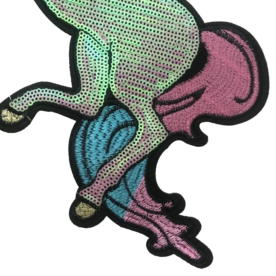 Блестящие патчи с единорогом для одежды лошадь Рождественское украшение сделай