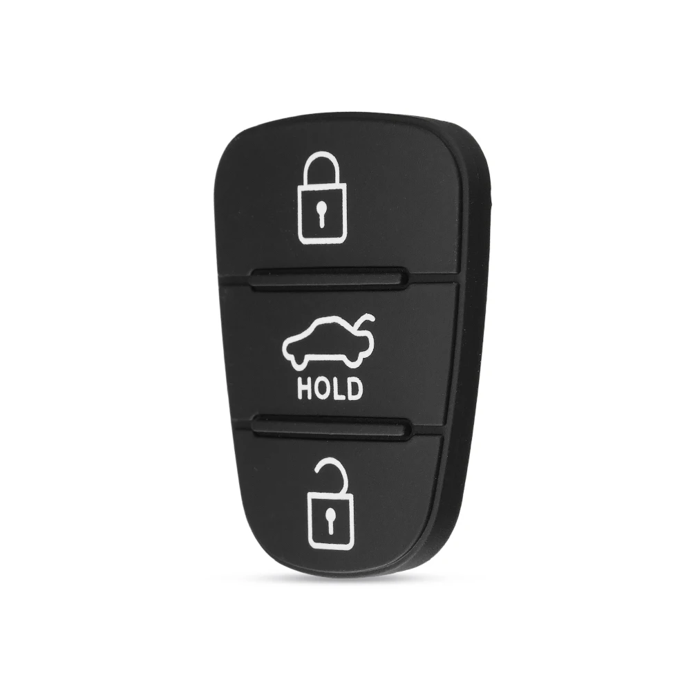 KEYYOU 3 кнопки резиновая накладка флип корпус автомобильного ключа дистанционного