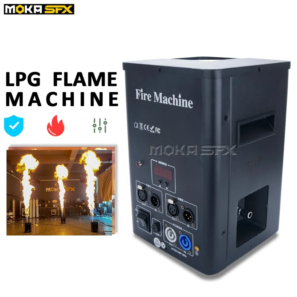 

MOKA SFX DJ Fire Machine professional Stage Effect Equipment Dmx Fire Machine LPG Flame Projector Fire Projector Machine