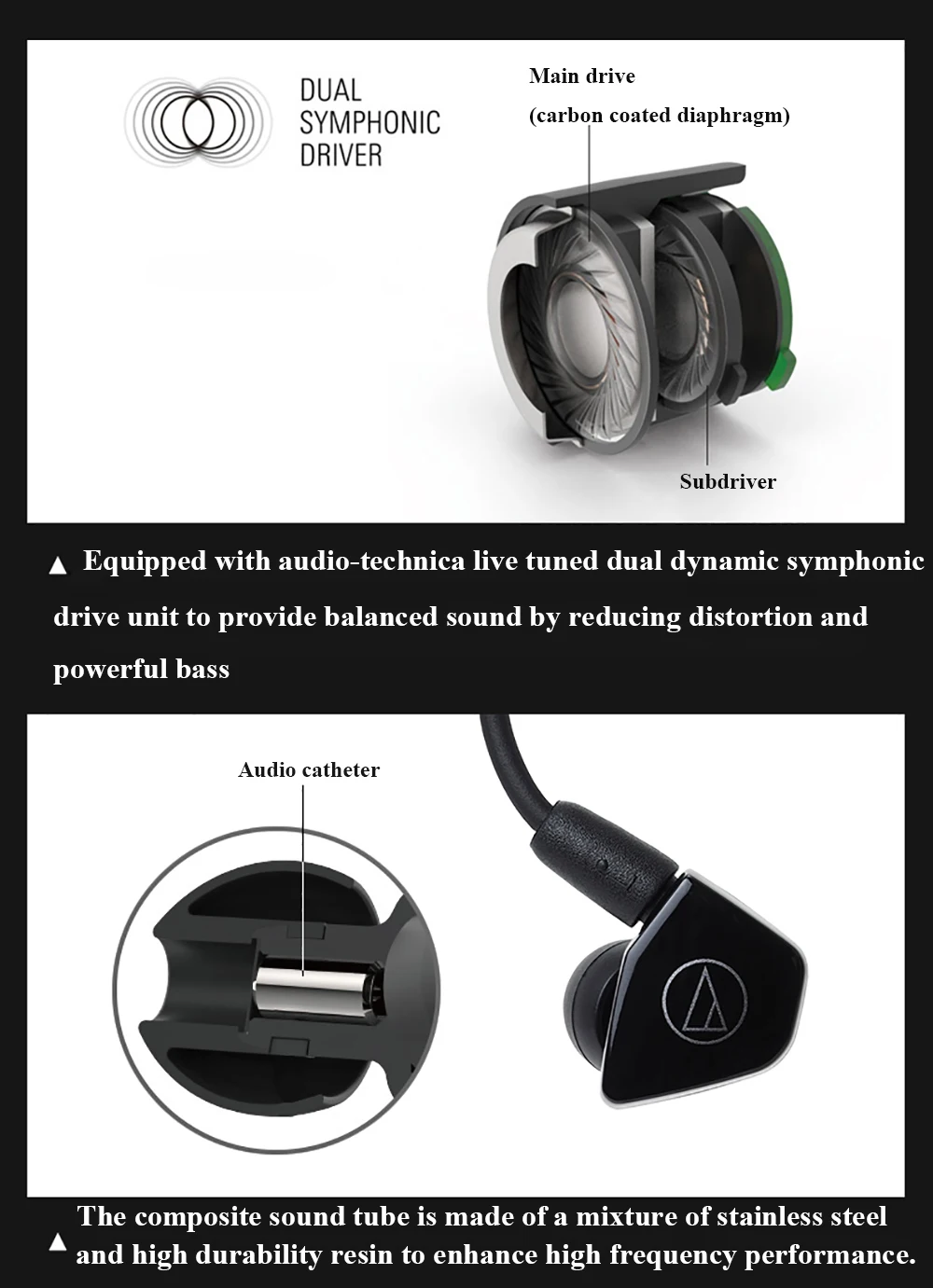 Audio-Technica ATH-LS50iS проводные наушники Hifi двойные динамические наушники-вкладыши спортивный пульт дистанционного управления микрофоном