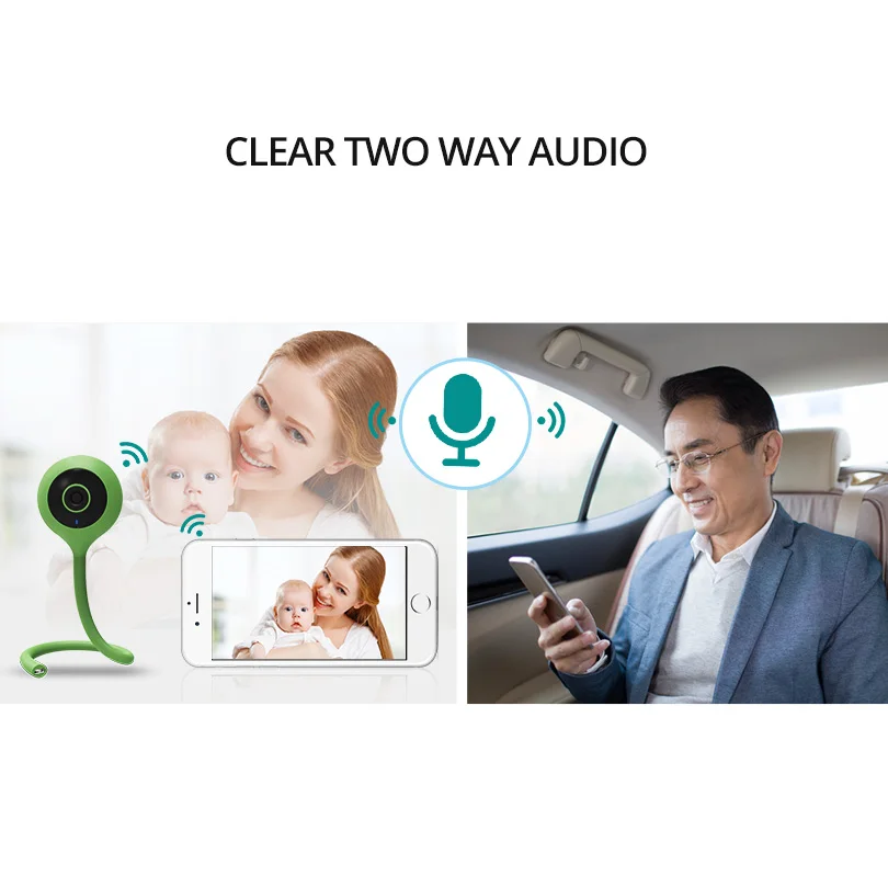Weтранс IP WiFi камера детский монитор HD Full 720 P P2P беспроводная мини Wi Fi Домашняя
