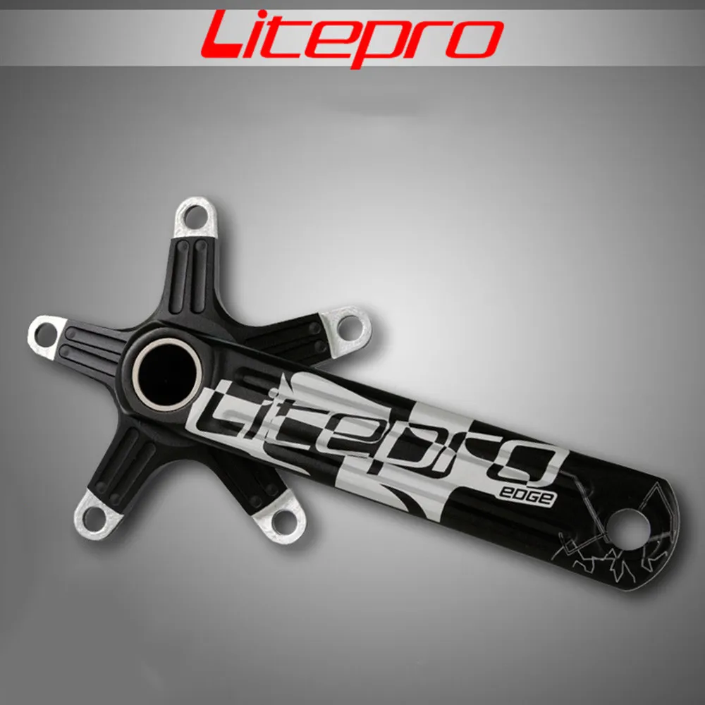 Litepro EDGE полый BMX дорожный велосипед одноместная цепь шатун для велосипеда 50T 58T с GXP