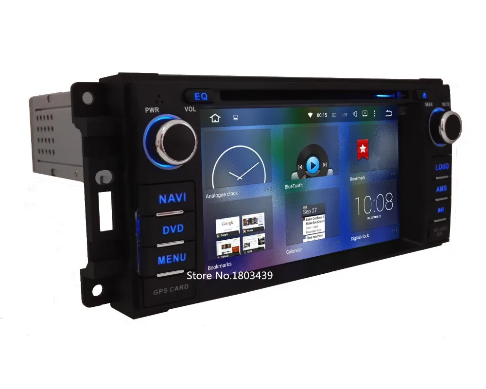 Quad Core Android 5.1.1 WIFI USB Car DVD Player Radio Stereo Screen For Jeep Wrangler/Chrysler Sebring 300C/Dodge RAM Challenger |